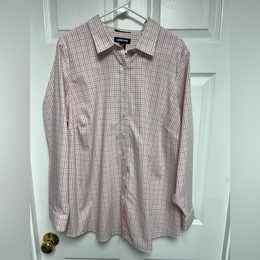Lands’ End Women’s Plus Long Sleeve Shirt